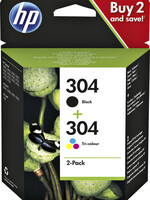 HP Inktcartridge HP 3JB05AE 304 zwart + kleur
