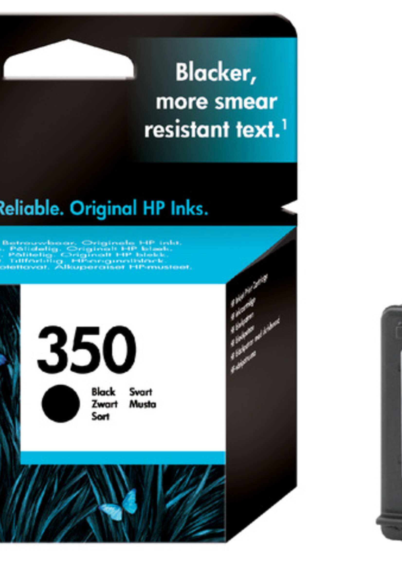 HP Inktcartridge HP CB335EE 350 zwart