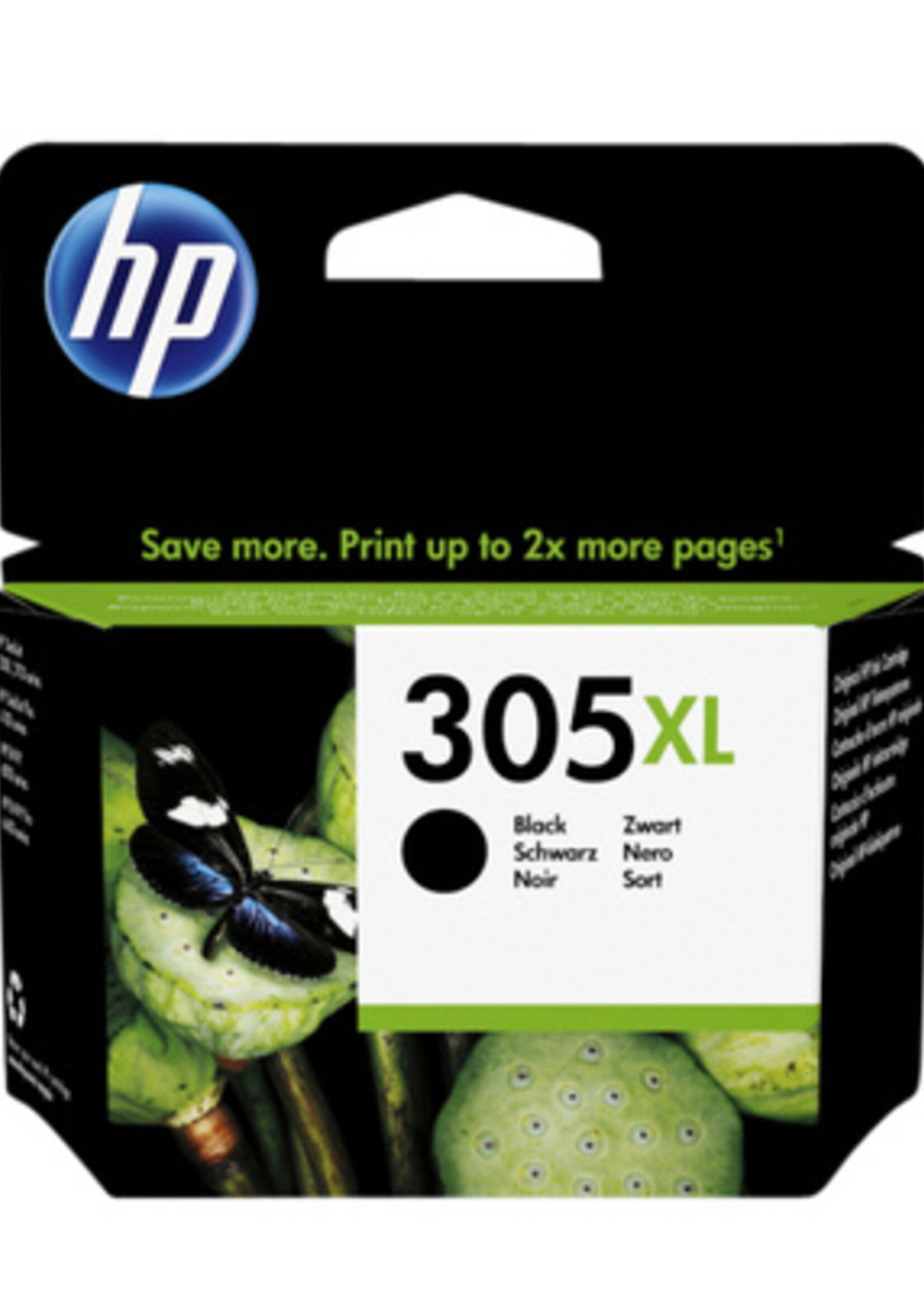 HP Cartouche d'encre HP 3YM62AE 305XL noir