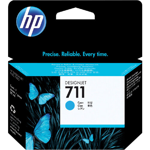 HP Cartouche d’encre HP CZ130A 711 bleu