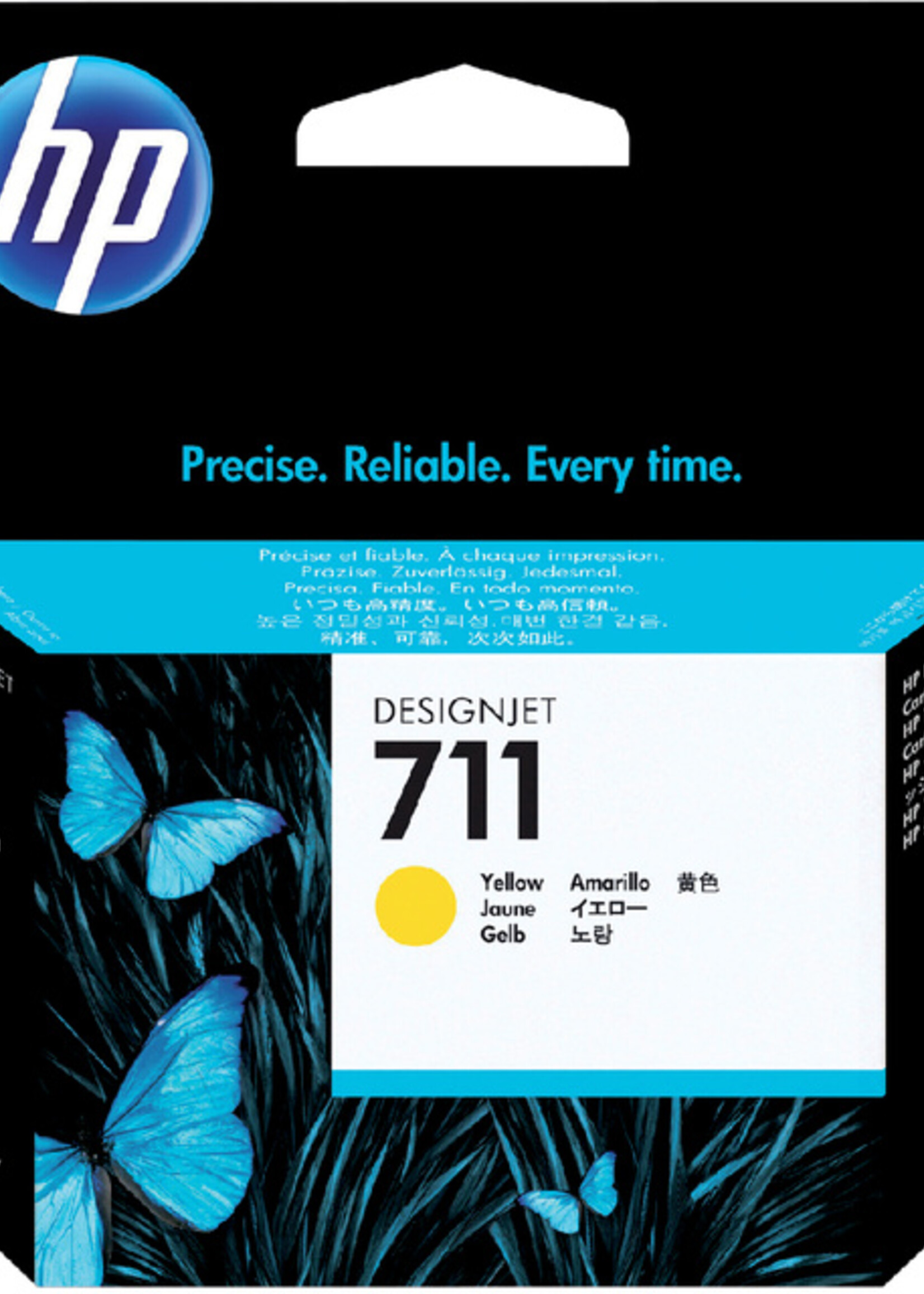 HP Inktcartridge HP CZ132A 711 geel