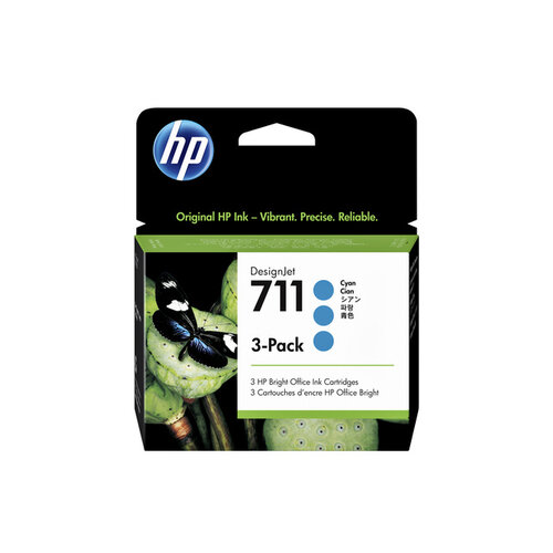 HP Inktcartridge HP CZ134A 711 blauw