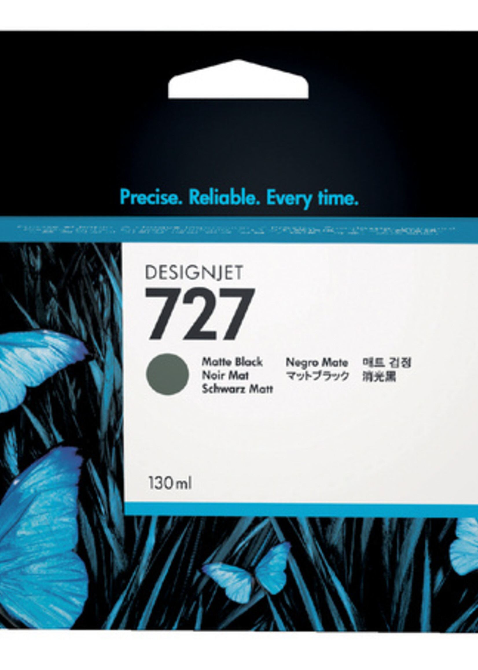 HP Inktcartridge HP B3P22A 727 130ml mat zwart