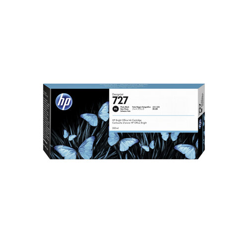 HP Inktcartridge F9J79A 727 300ml foto zwart