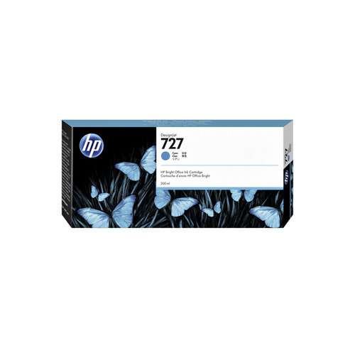 HP Inktcartridge F9J76A 727 300ml blauw