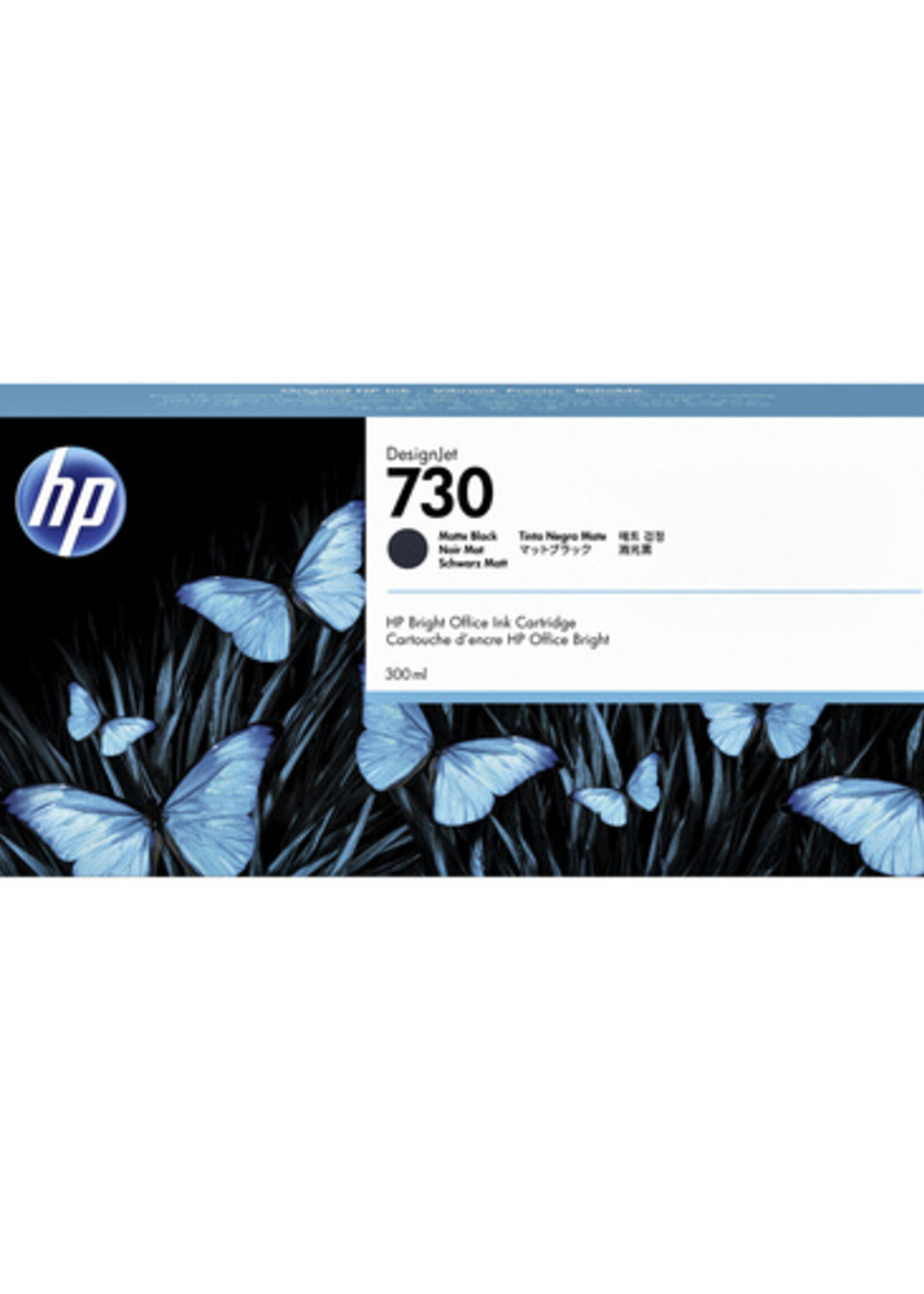 HP Cartouche d'encre P2V71A 730 300ml noir mat