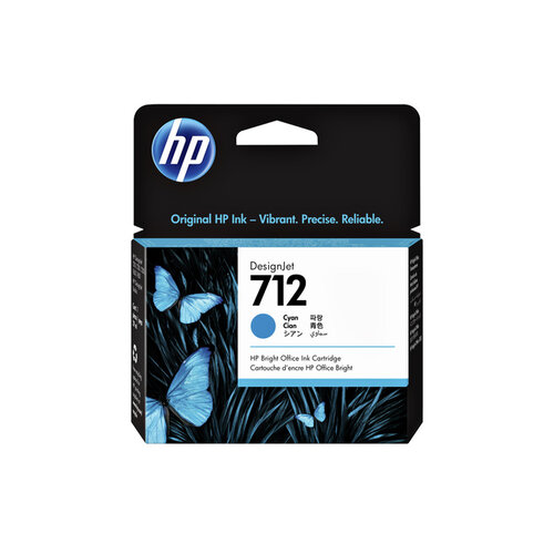 HP Inktcartridge HP 712 3ED67A blauw