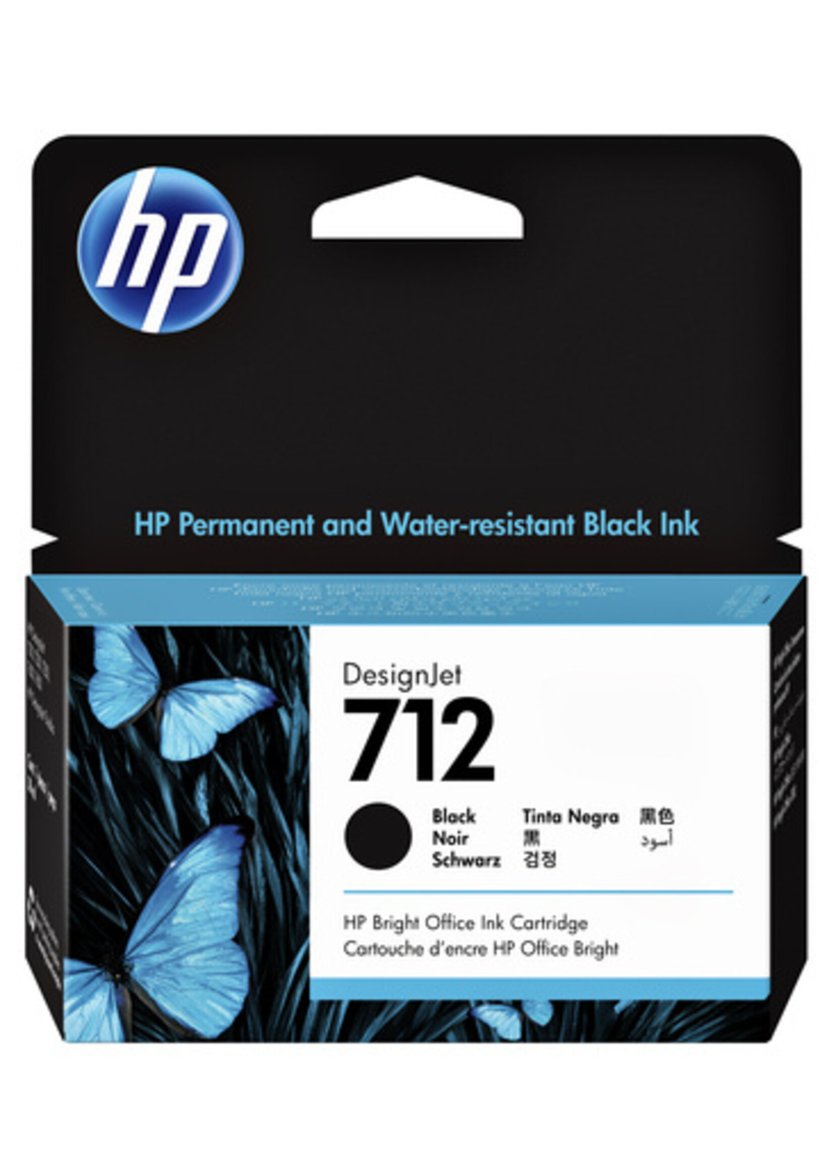HP Cartouche d'encre HP 712 3ED70A noir
