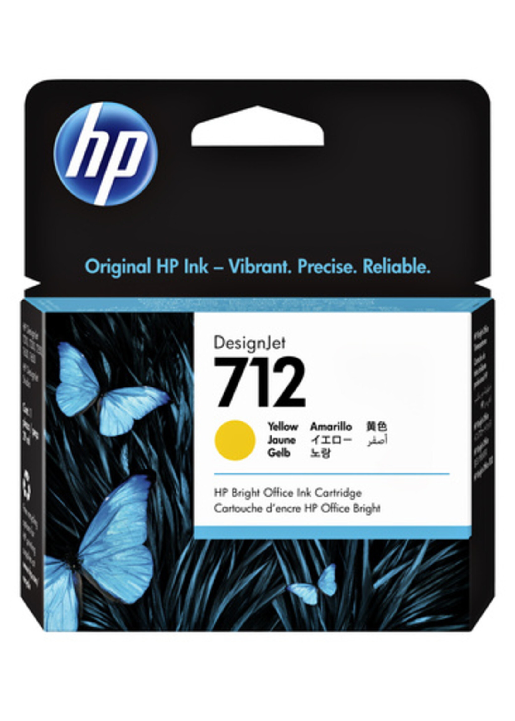 HP Inktcartridge HP 712 3ED69A geel