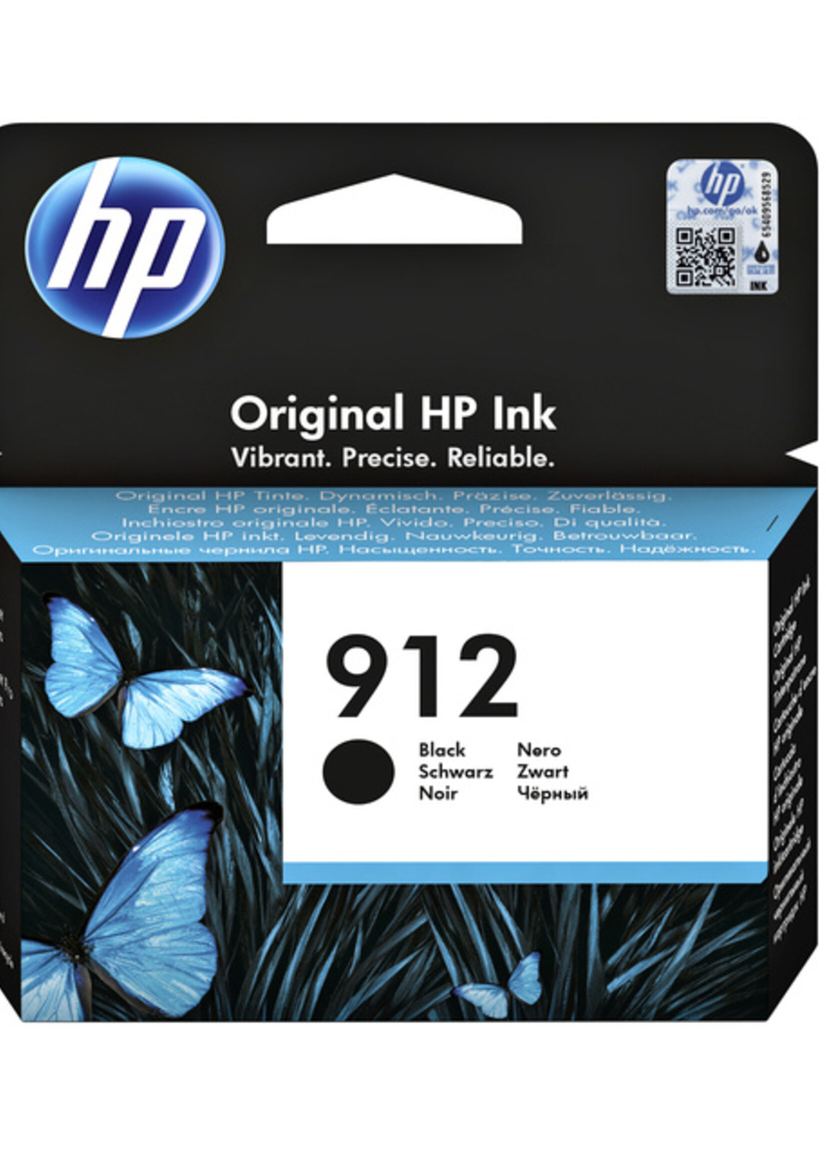 HP Cartouche d'encre HP 3YL80AE 912 noir