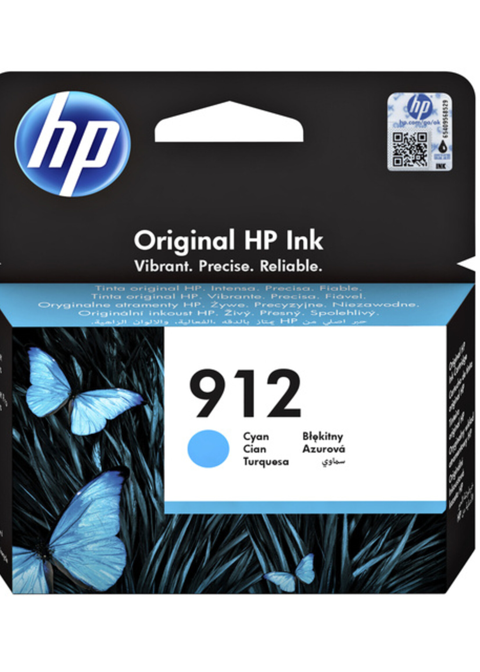 HP Cartouche d'encre HP 3YL77AE 912 bleu
