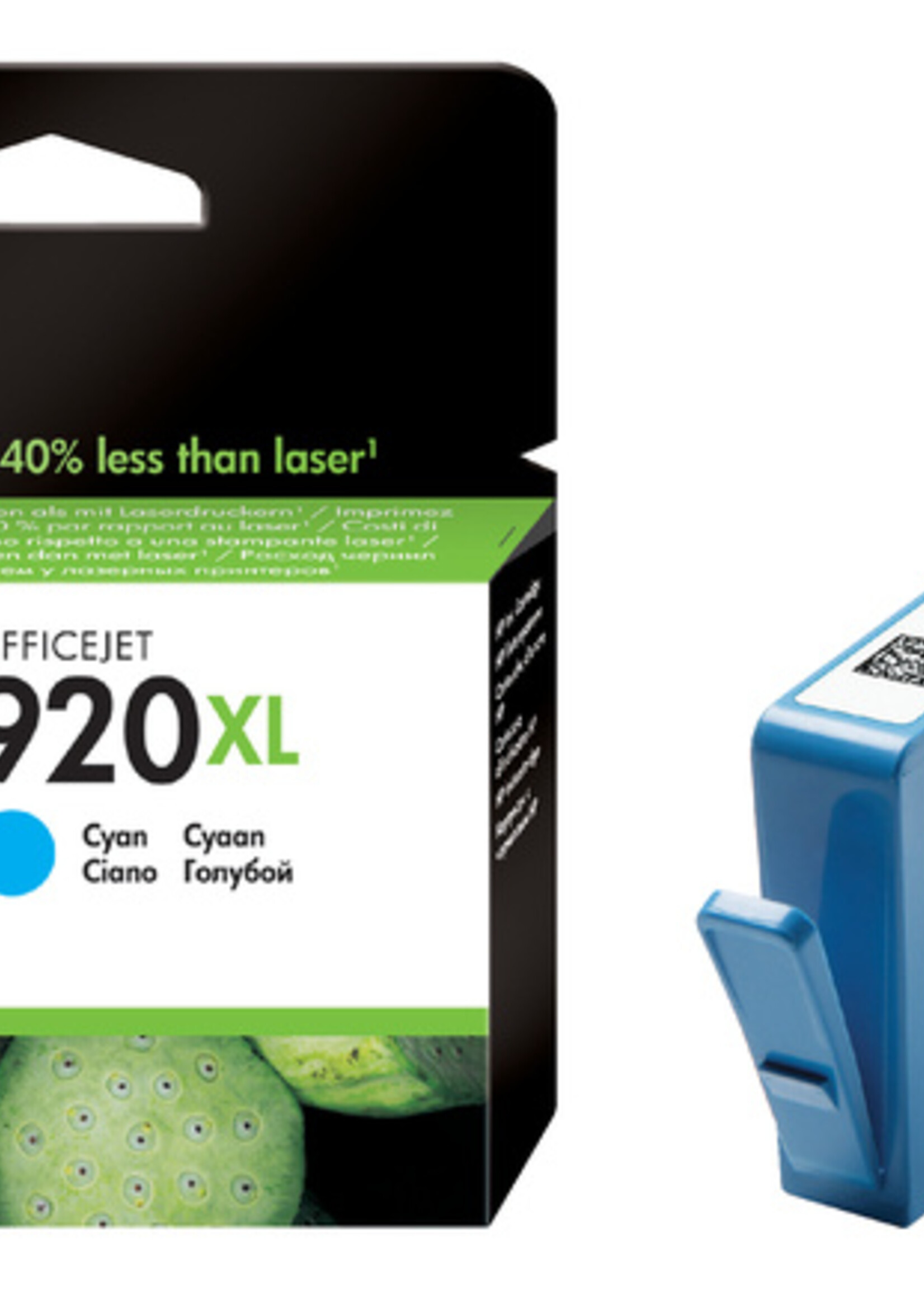 HP Inktcartridge HP CD972AE 920XL blauw HC