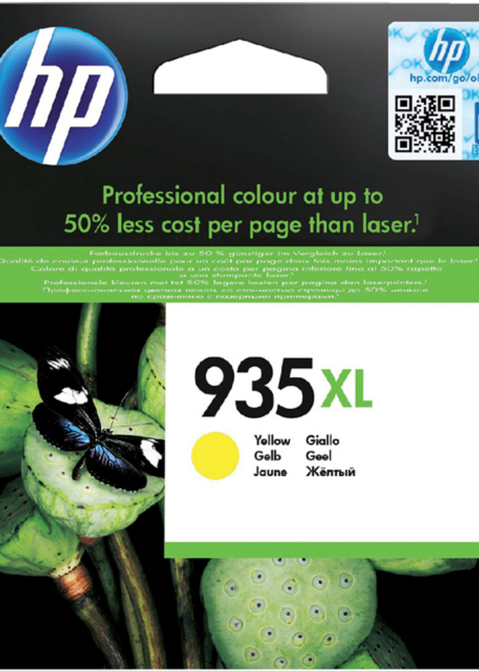 HP Inktcartridge HP C2P26AE 935XL geel HC