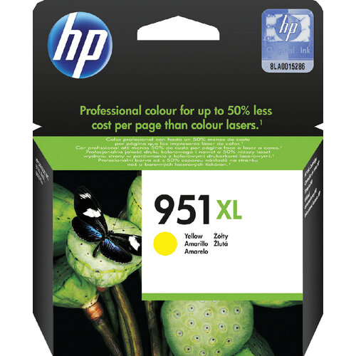 HP Inktcartridge HP CN048AE 951XL geel HC