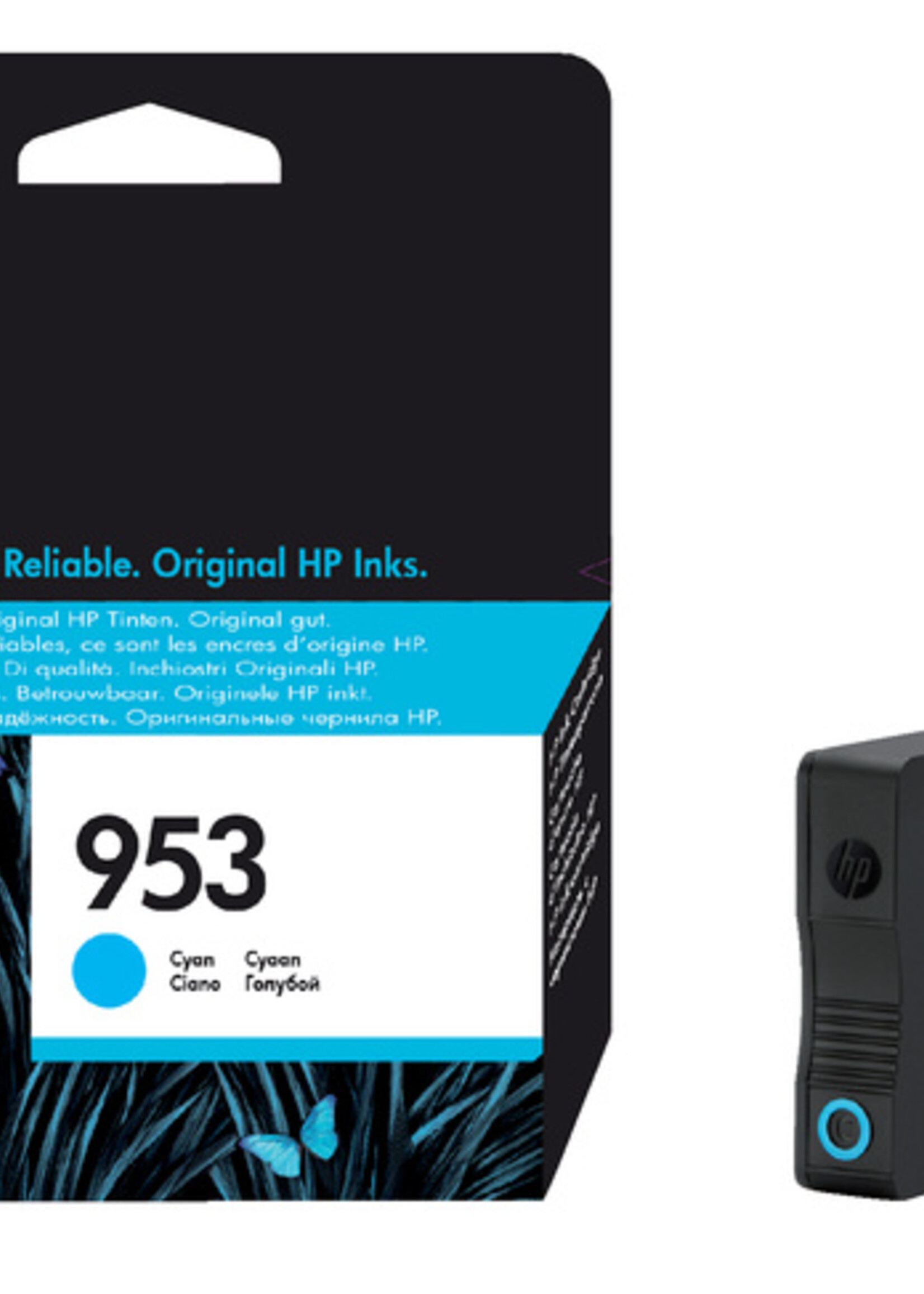 HP Inktcartridge HP F6U12AE 953 blauw