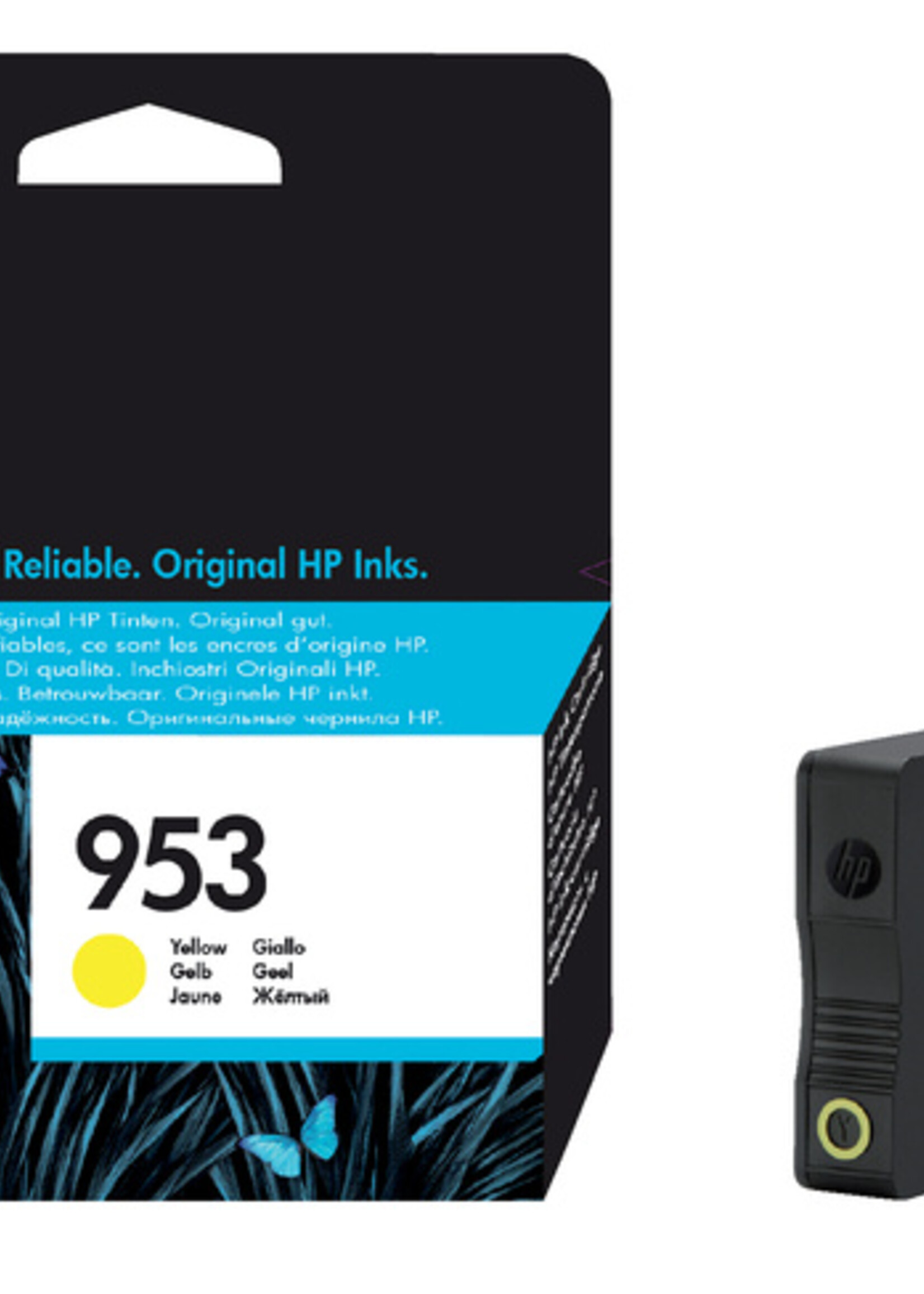 HP Inktcartridge HP F6U14AE 953 geel