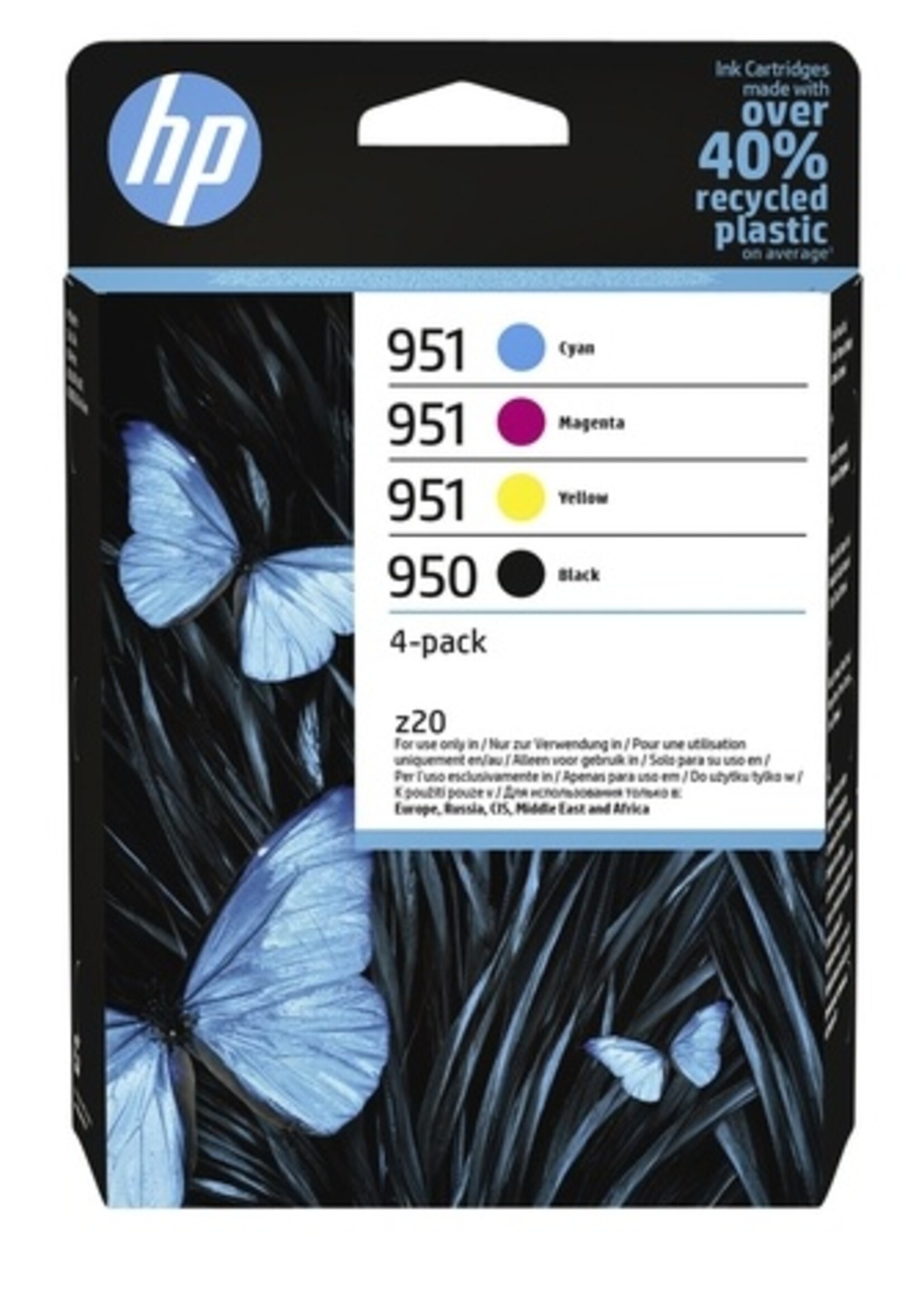 HP Cartouche d'encre HP 6ZC65AE 950/951 noir + 3 couleurs