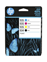 HP Inktcartridge HP 6ZC72AE 934/935 zwart + 3 kleuren