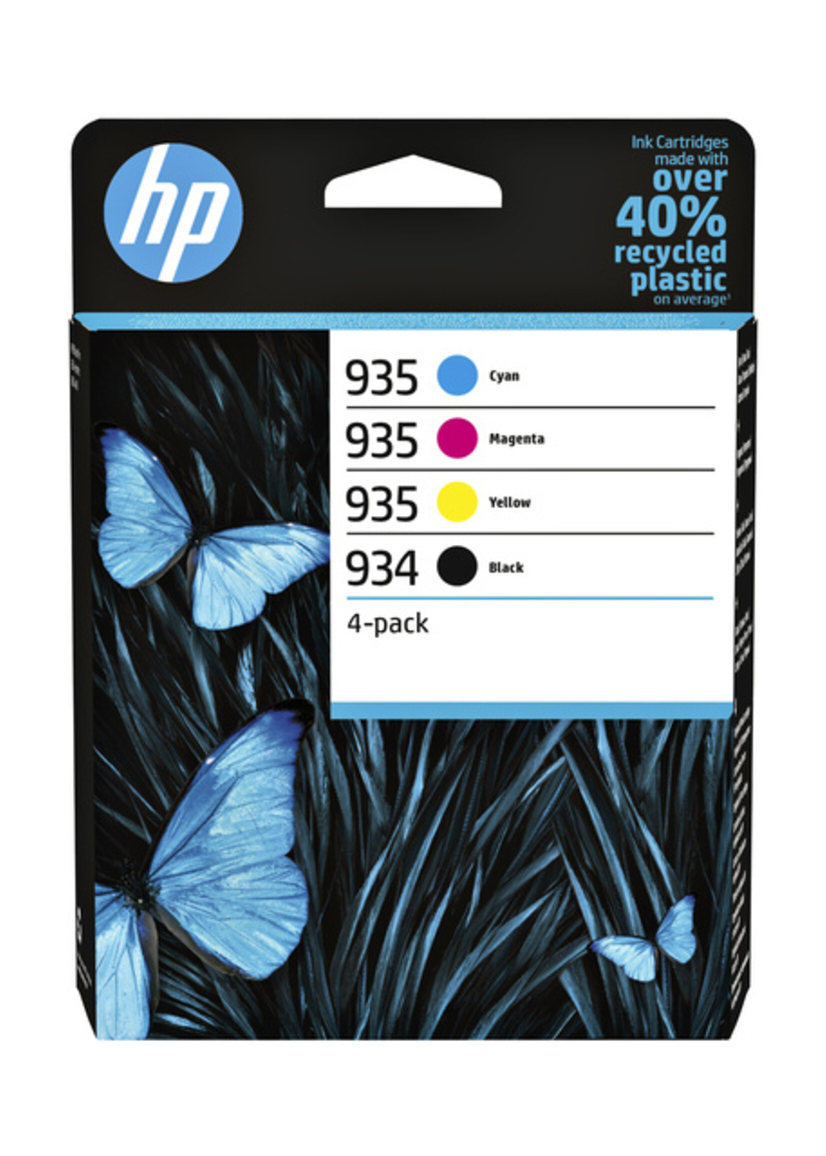 HP Inktcartridge HP 6ZC72AE 934/935 zwart + 3 kleuren