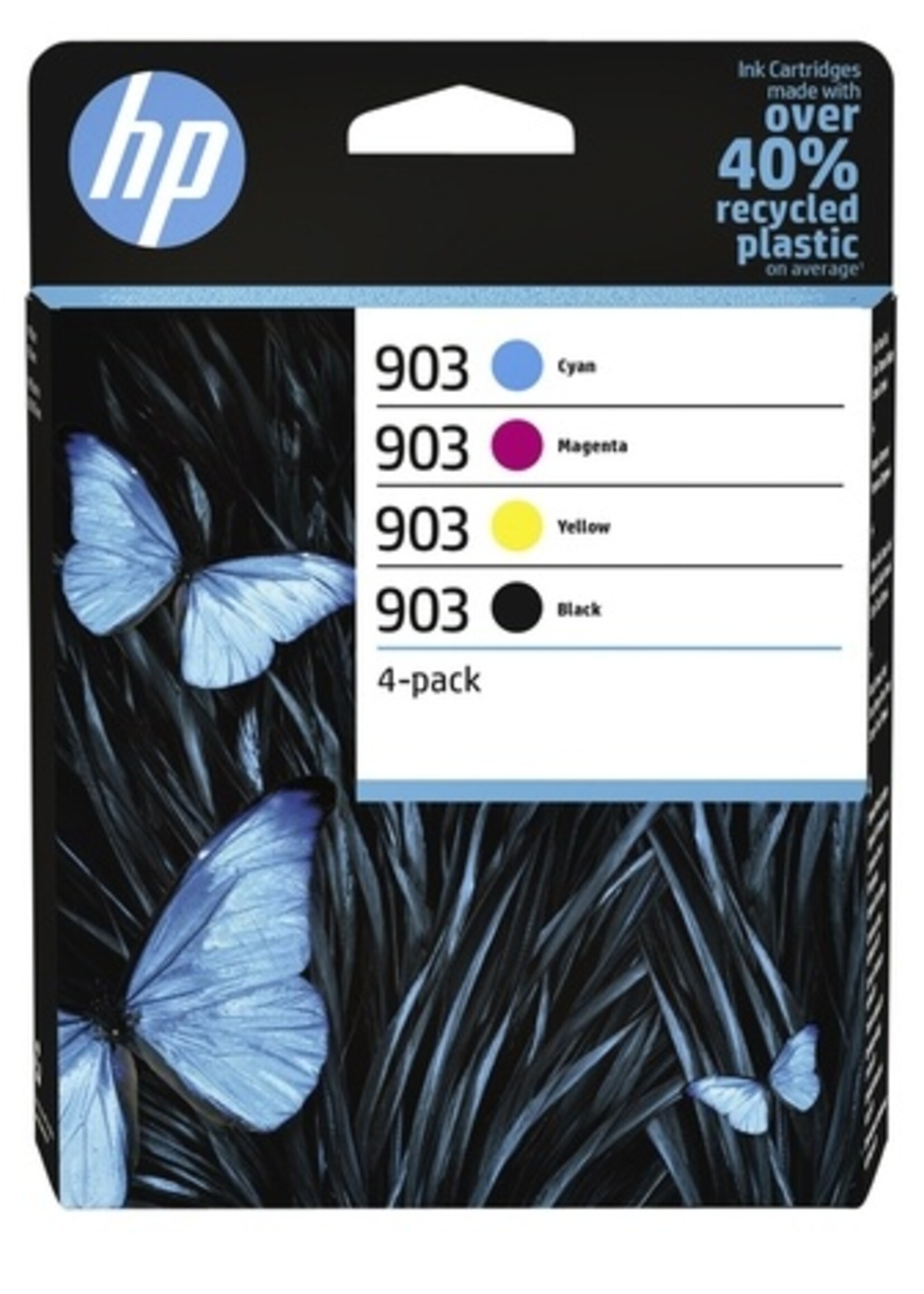 HP Inktcartridge HP 6ZC73AE 903 zwart + 3 kleuren