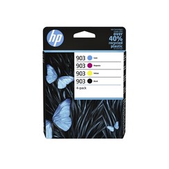 Inktcartridge HP 6ZC73AE 903 zwart + 3 kleuren