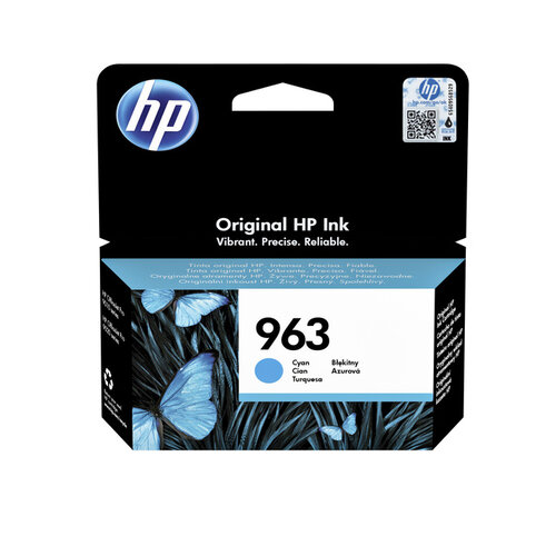 HP Inktcartridge HP 3JA23AE 963 blauw