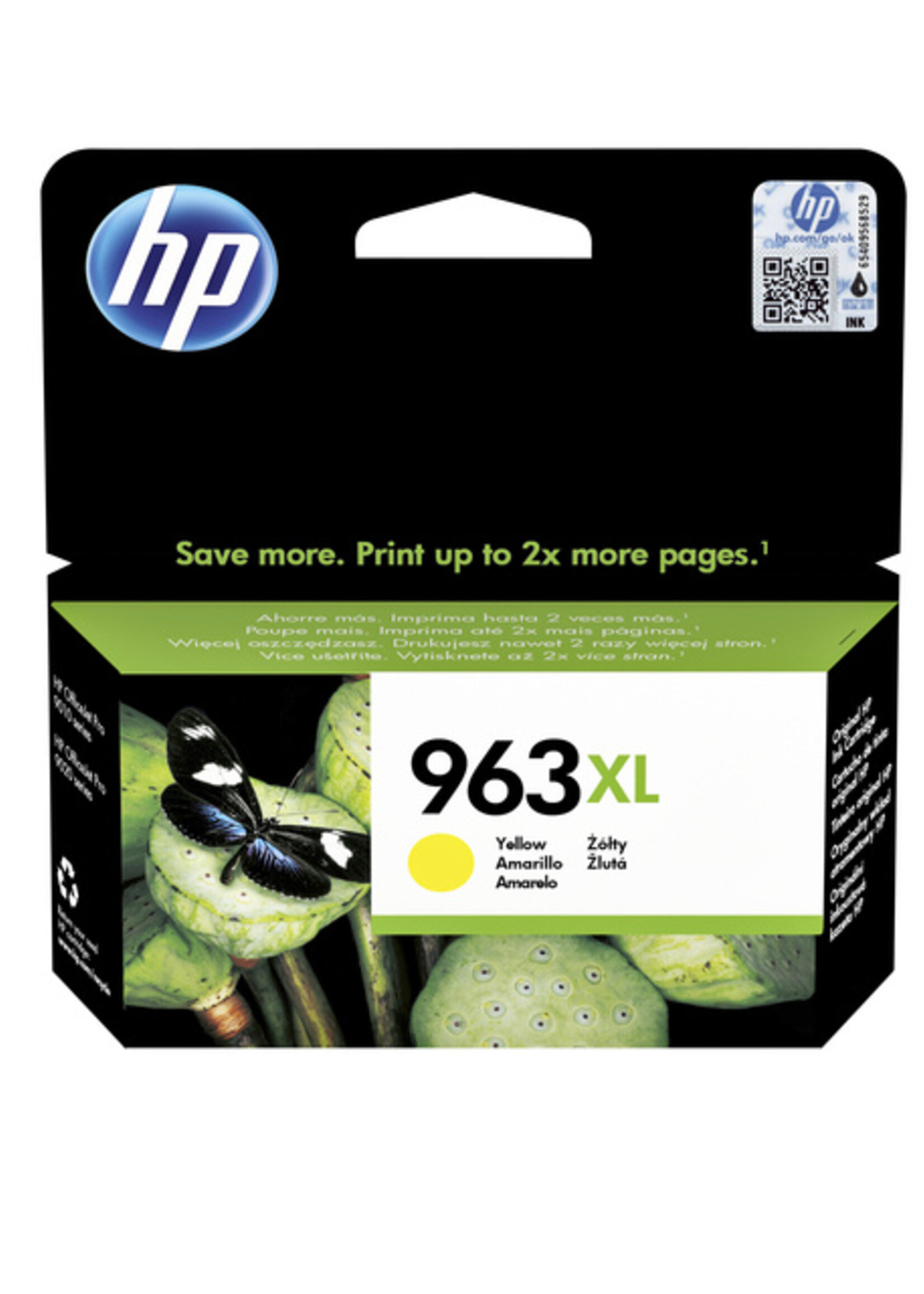 HP Cartouche d'encre HP 3JA29AE 963XL jaune HC