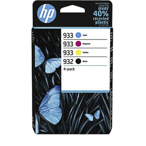 HP Cartouche d'encre HP 6ZC71AE 932 933 noir + 3 couleurs