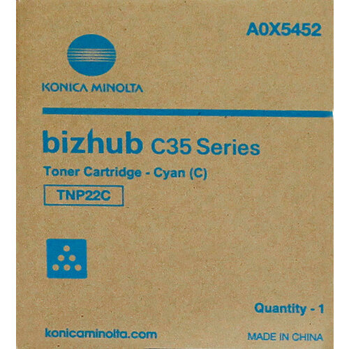 Minolta Cartouche toner Minolta Bizhub C35 bleu