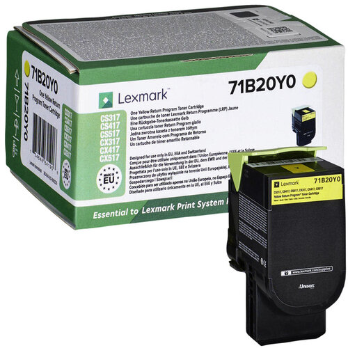 Lexmark Cartouche toner Lexmark 71B20Y0 jaune