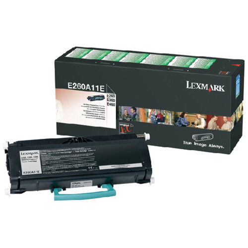 Lexmark Tonercartridge Lexmark E260A11E prebate zwart