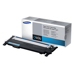 Cartouche toner Samsung CLT-C406S bleu