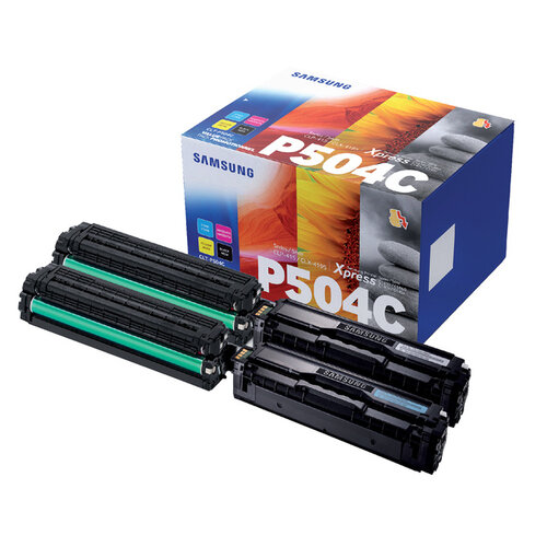 Samsung Cartouche Toner Samsung CLT-P504C noir+couleur