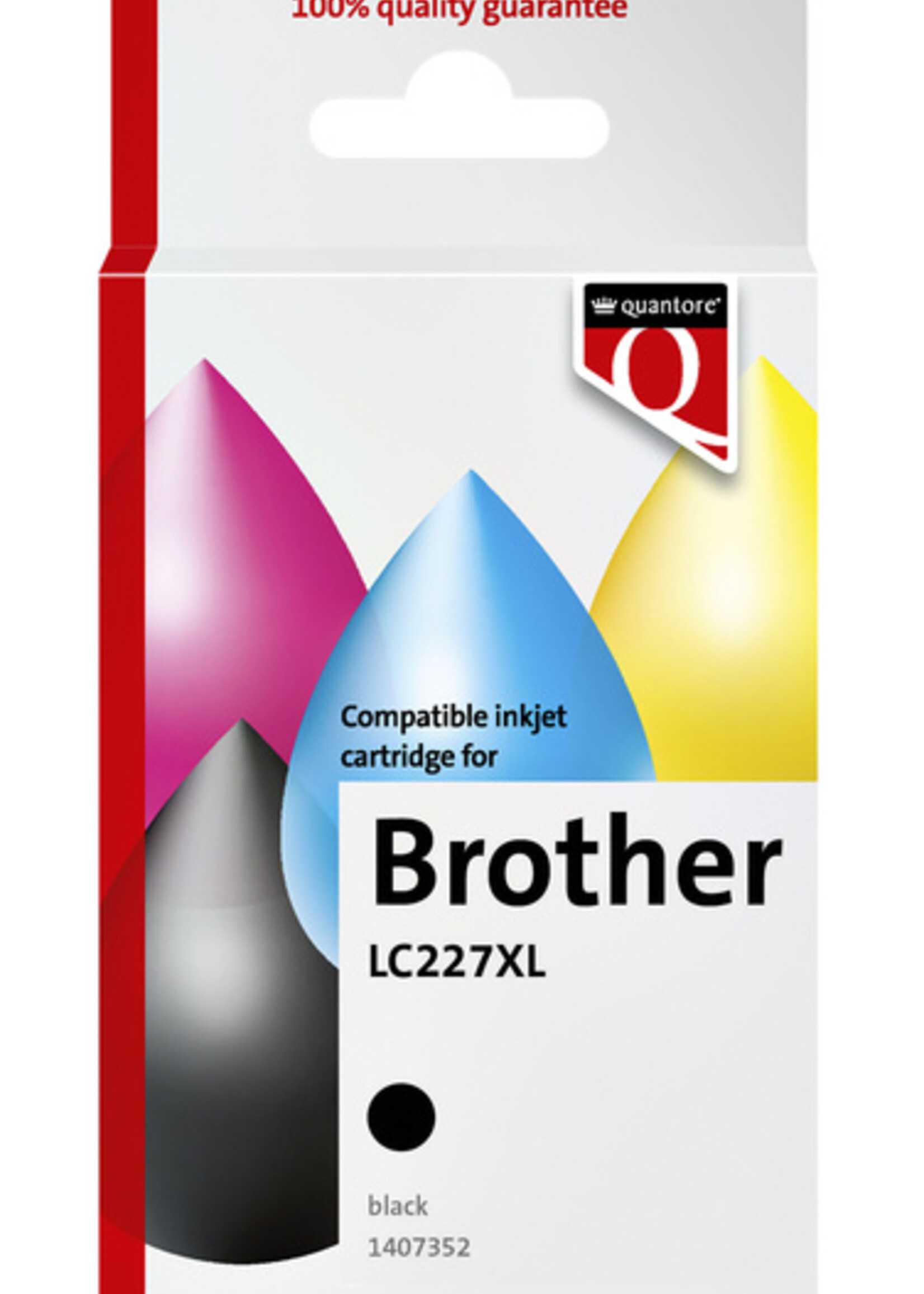 Quantore Cartouche d'encre Quantore alternative pour Brother LC227XL noir