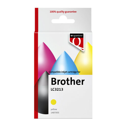 Quantore Inktcartridge Quantore alternatief tbv Brother LC3213 geel