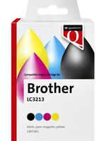 Quantore Inktcartridge Quantore alternatief tbv Brother LC3213 zwart + 3 kleuren
