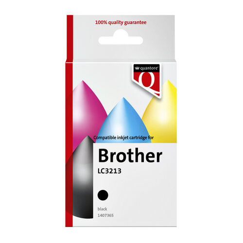 Quantore Cartouche d'encre Quantore alternative pour Brother LC3213 noir