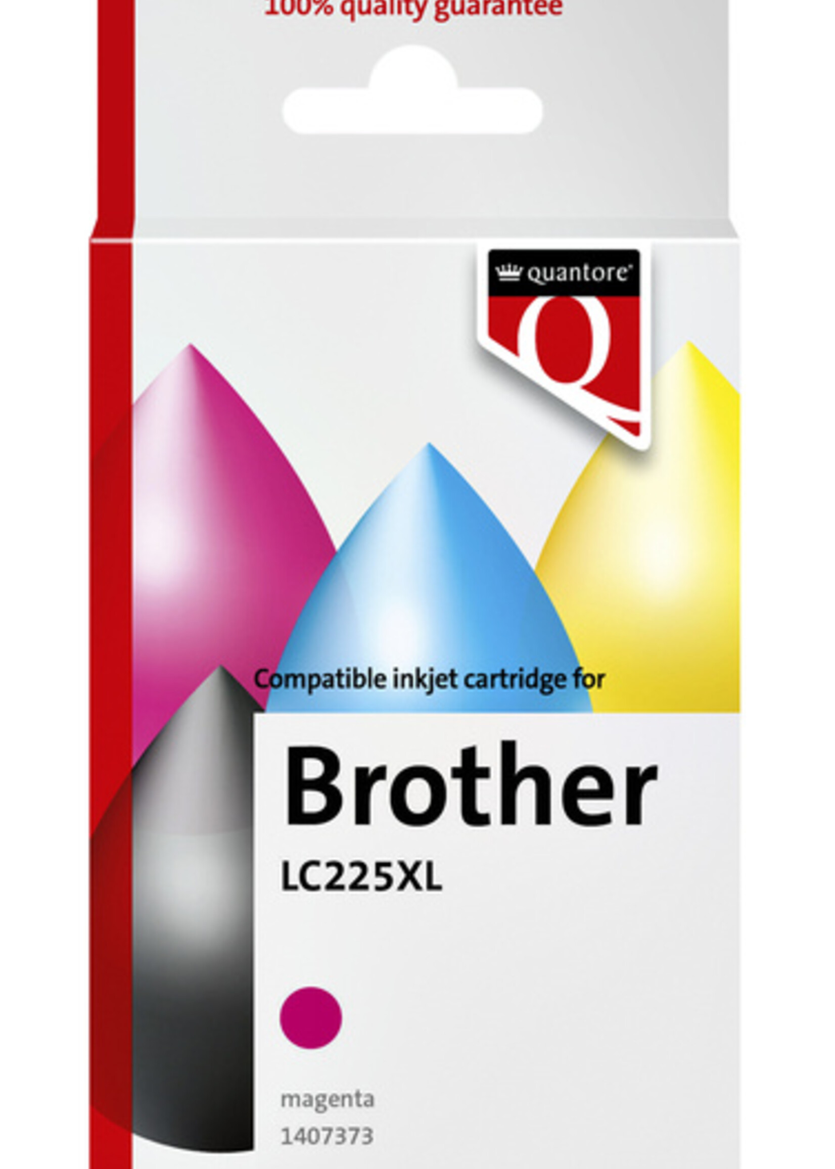 Quantore Cartouche d'encre Quantore alternative pour Brother LC225XL rouge