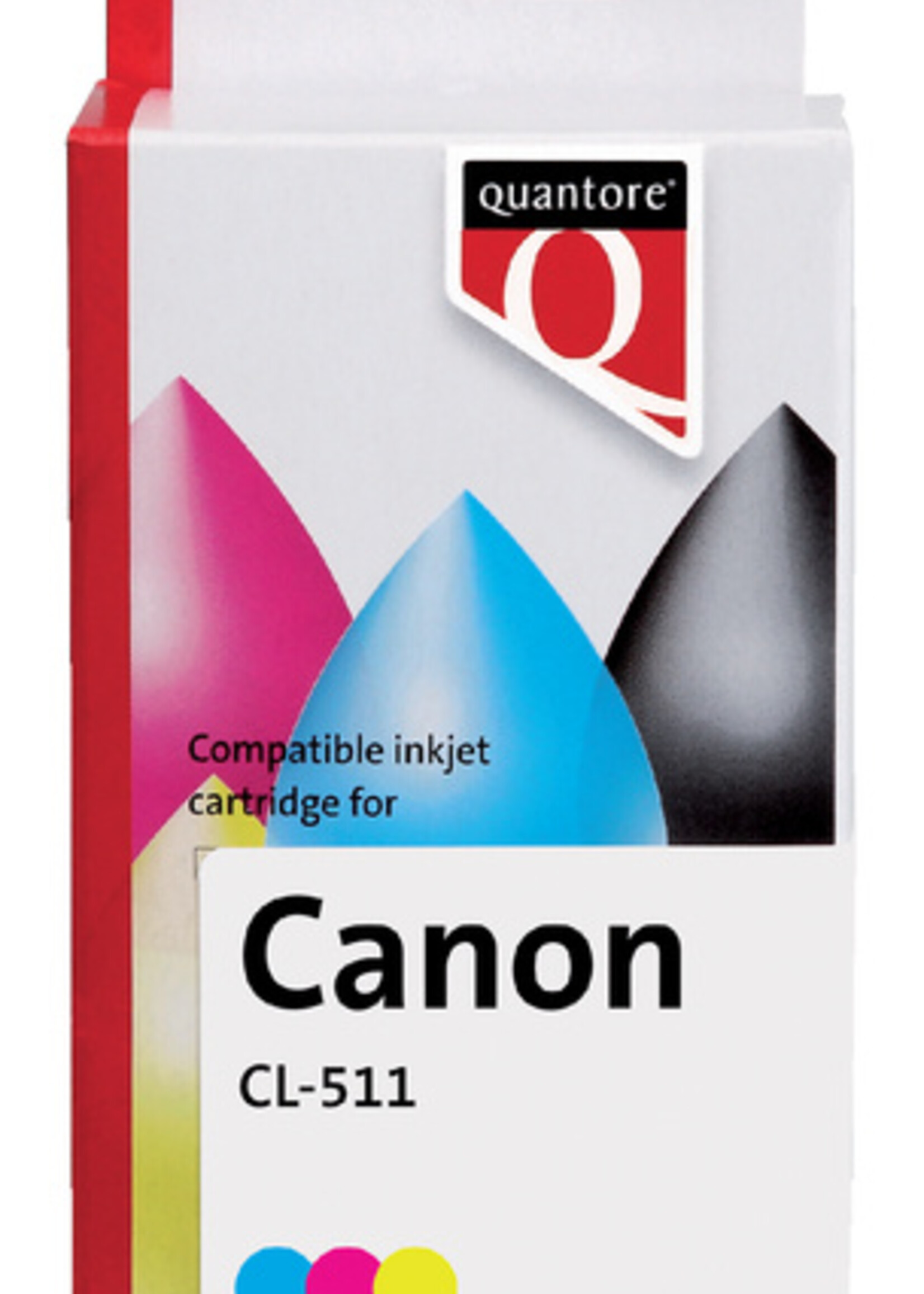 Quantore Cartouche d’encre Quantore Canon CL-511 couleur