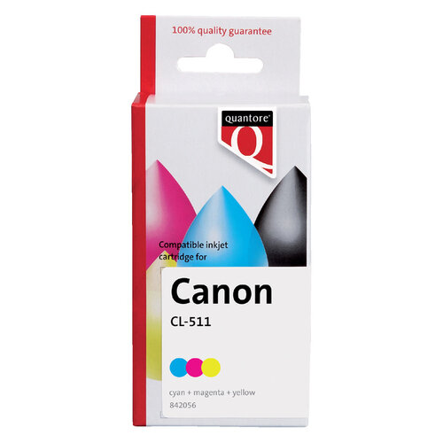 Quantore Cartouche d’encre Quantore Canon CL-511 couleur