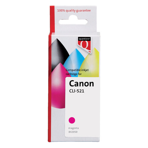 Quantore Cartouche d’encre Quantore Canon CLI-521 rouge+puce