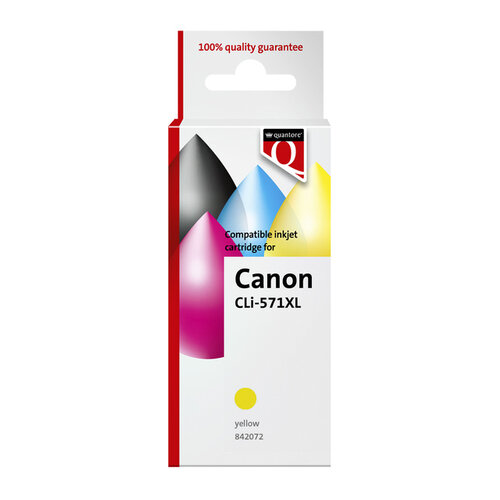 Quantore Cartouche d’encre Quantore Canon CLI-571XL jaune