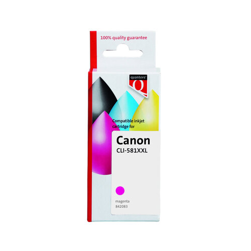 Quantore Inktcartridge Quantore alternatief tbv Canon CLI-581XXL rood