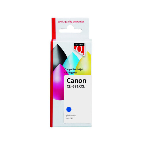 Quantore Cartouche d'encre Quantore alternative pour Canon CLI-581XXL photo bleu