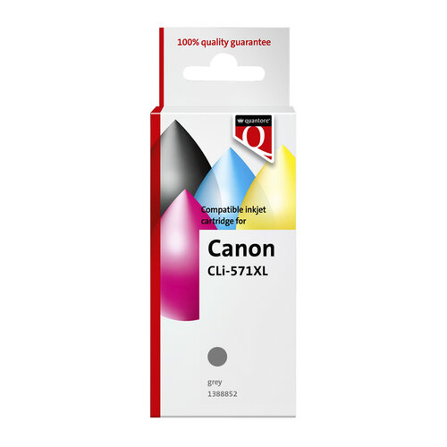 Quantore Inktcartridge Quantore alternatief tbv Canon CLI-571XL grijs