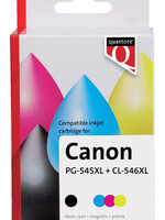 Quantore Cartouche d'encre Quantore Canon PG-545XL CL-546XL noir couleur