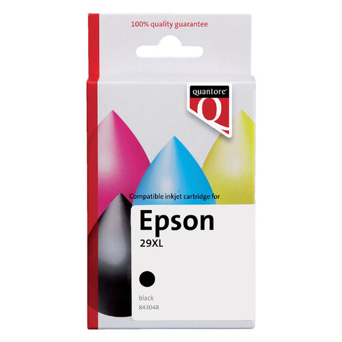 Quantore Inktcartridge Quantore alternatief tbv Epson 29XL T299140 zwart