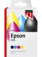 Quantore Cartouche d'encre Quantore alternative pour Epson 27XL noir-  3 couleurs