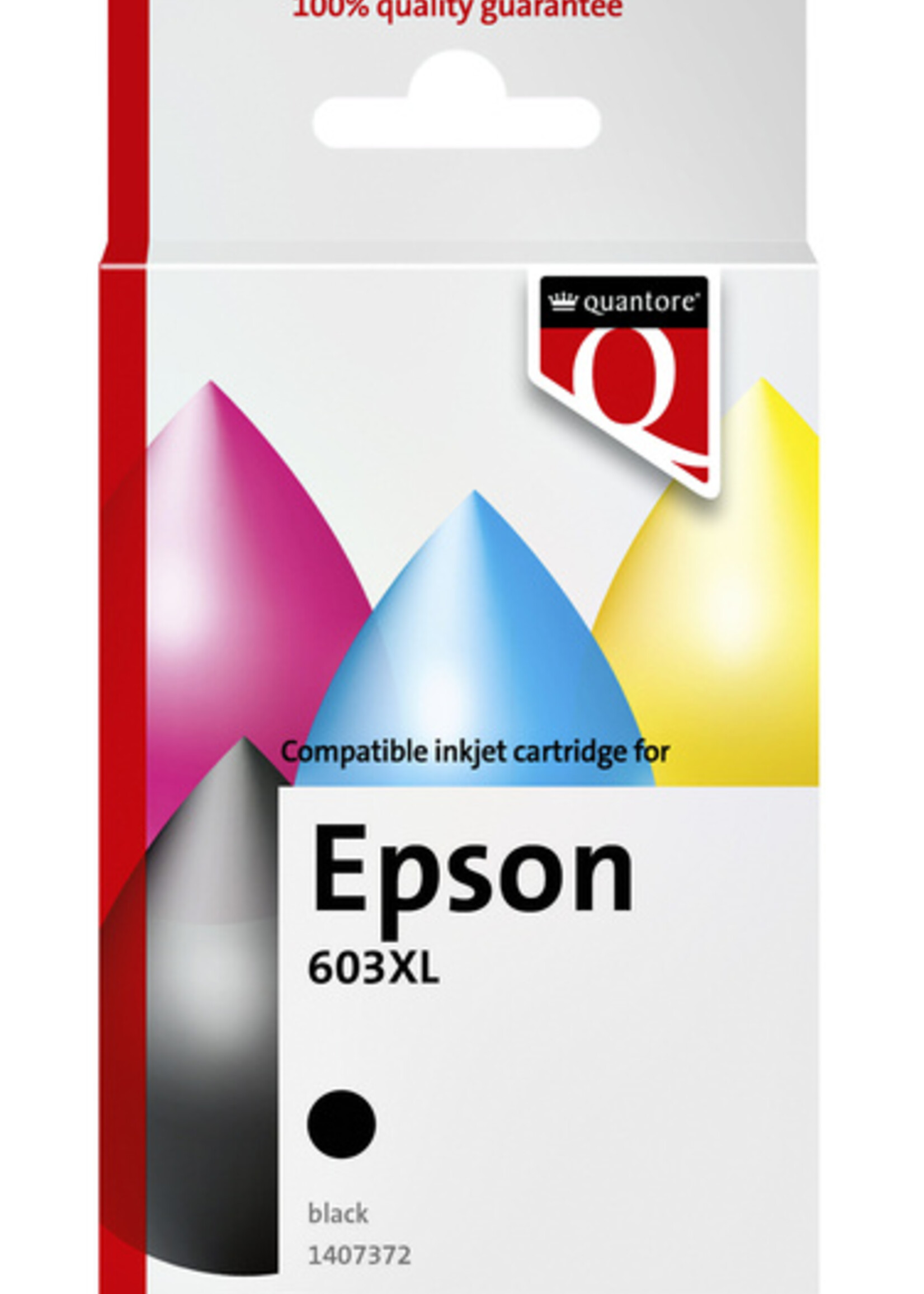 Quantore Inktcartridge Quantore  alternatief tbv Epson 603XL zwart