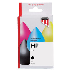 Inktcartridge Quantore  alternatief tbv HP C6615D 15 zwart